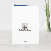 De Kaart van vaderdag met Basset Hound (Achterkant)