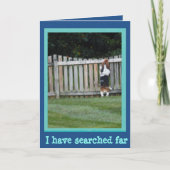 De Kaart van vaderdag met Basset Hound (Voorkant)