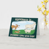 De Kaart van Vaderdag van Corgi (Gele Bloem)