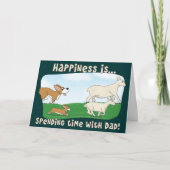 De Kaart van Vaderdag van Corgi (Voorkant)
