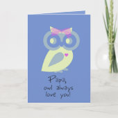 De Kaart van Vaderdag van de pa (Voorkant)