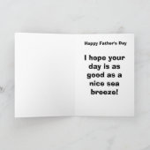 De Kaart van Vaderdag van de schoener (Binnen)