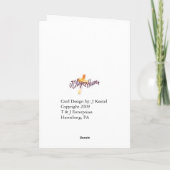 De Kaart van Vaderdag van de Sergeant van de grill (Achterkant)