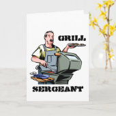De Kaart van Vaderdag van de Sergeant van de grill (Gele Bloem)
