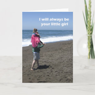 De Kaart van vaderdag van Dochter