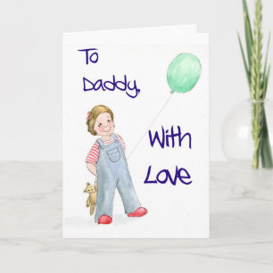 De Kaart van vaderdag van Dochter