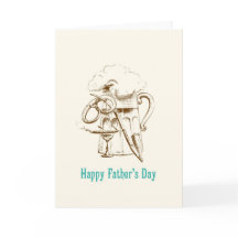 De kaart van Vaderdag van het bier & van de