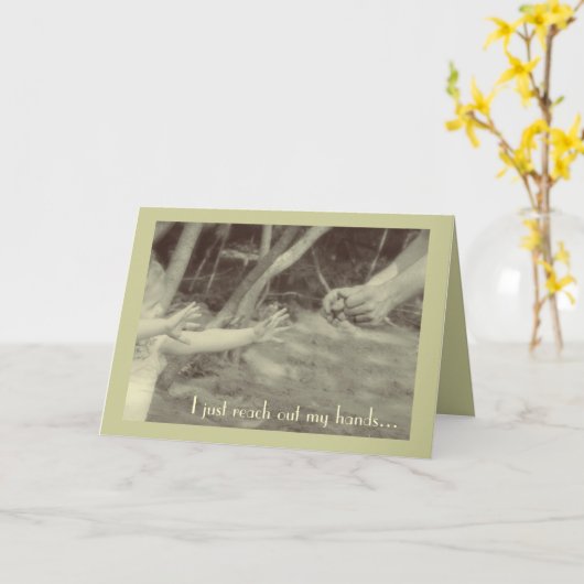 De Kaart van Vaderdag van het Meisje van de papa (Gele Bloem)