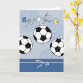 De Kaart van Vaderdag van het voetbal (Gele Bloem)