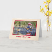 De Kaart van vaderdag voor Visser (Gele Bloem)
