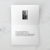 De kaart van vaderdag, voor Zoon, stoomtrein (Binnen)