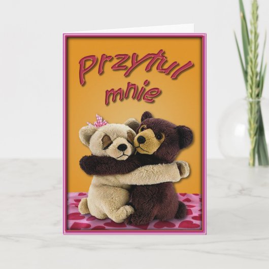 De Kaart van Valentijn in Pools (Voorkant)