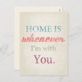 De Kaart van Valentijn, Retro Citaat van de (Voorkant / Achterkant)