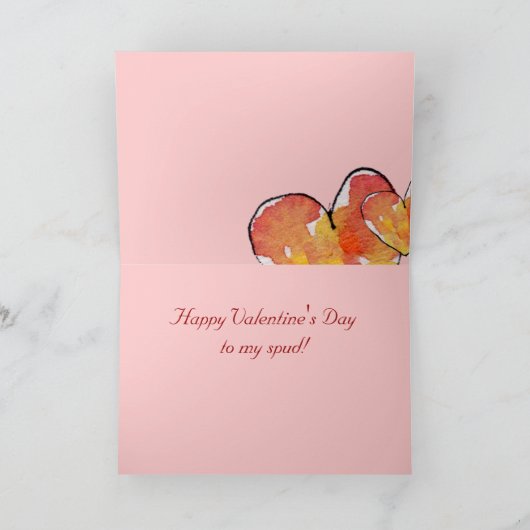 De Kaart van Valentijn van de Aardappel van de (Binnen)