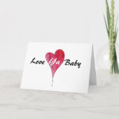 De kaart van Valentijn van de liefde, mannelijke (Voorkant)