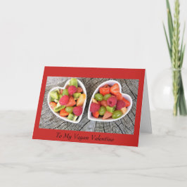 De Kaart van Valentijn van de Veganist van de