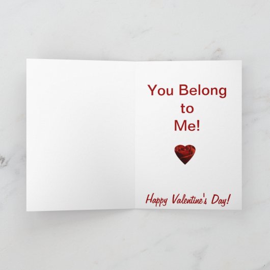 De Kaart van Valentijn van de wasbeer (Binnen)