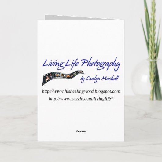 De Kaart van Valentijn van het hart (Achterkant)