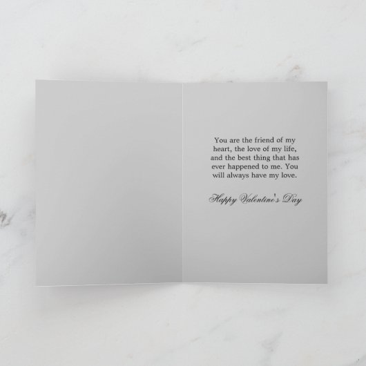 De Kaart van Valentijn van het hart (Binnen)