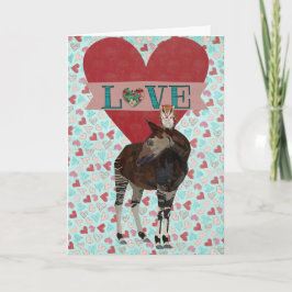 De Kaart van Valentijn van het Hart van de OKAPI &