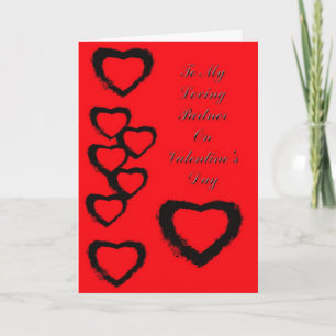 De Kaart van Valentne voor Partner