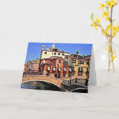 De Kaart van Venetië Italië - (spatie binnen) (Gele Bloem)