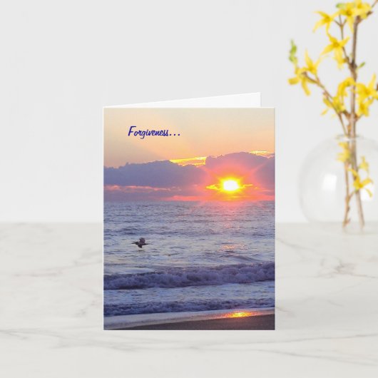 De Kaart van vergeving (Gele Bloem)