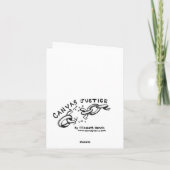 De Kaart van "vlaggen" van de Rechtvaardigheid van (Achterkant)