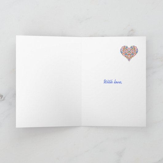 De Kaart van volksValentijn van het Hart van de (Binnen)