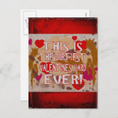 De kaart van Vuilste Valentijn ooit! (Voorkant / Achterkant)