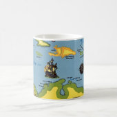 De kaart van West-Indië  Koffiemok (Center)