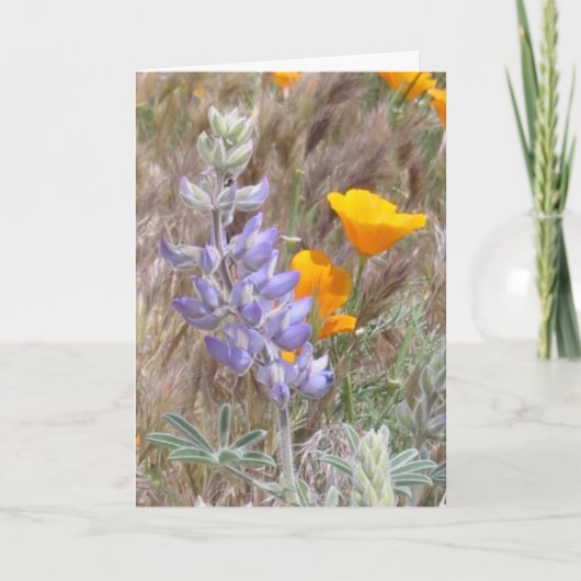 De Kaart van Wildflowers van het moederdag (Voorkant)