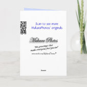 de kaart-verandering van de hydrangea hortensiabel kaart (Achterkant)