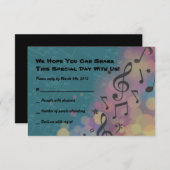 DE Kaart VIOLINIST Bat Mitzvah (Voorkant / Achterkant)