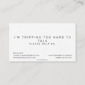 de kaart visitekaartje (Voorkant)