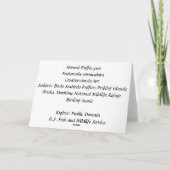 De kaart zal/niet u Mijn Valentijn zijn? (Achterkant)