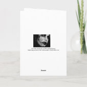 De kaartaka die van de sympathie Kaart treuren (Achterkant)