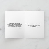 De kaartaka die van de sympathie Kaart treuren (Binnen)