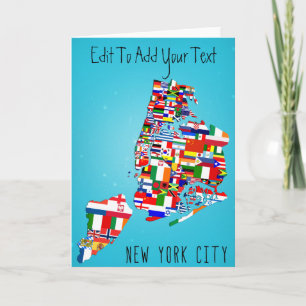 De Kaarten die van de Stad van New York de Kaart