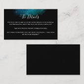 De kaarten met uitgelijnde bruiloft - details (Voorkant / Achterkant)