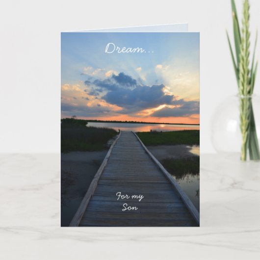 De Kaarten van afstuderen voor Zoon (Voorkant)