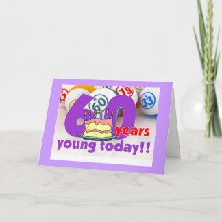 De kaarten van Bingo - 60ste verjaardag