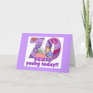 De kaarten van Bingo - 70ste verjaardag