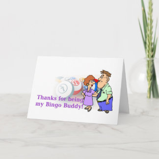 De kaarten van Bingo - dank u