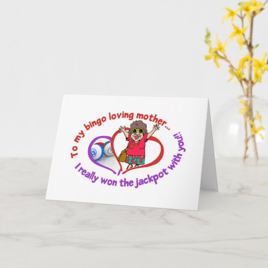 De kaarten van Bingo - Moederdag (Gele Bloem)