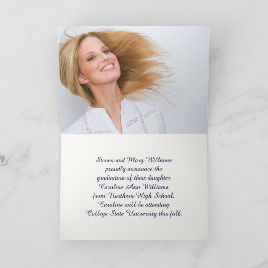 De Kaarten van de Aankondiging van de Afstuderen (Binnen)