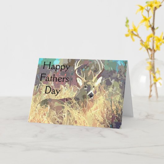 De Kaarten van de Dag van de Vaders van de Jacht (Gele Bloem)