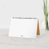 De Kaarten van de Douane van Halloween van de (Achterkant)