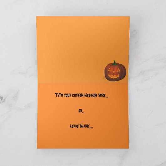 De Kaarten van de Douane van Halloween van de (Binnen)