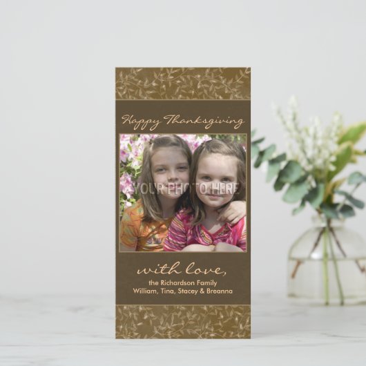 De Kaarten van de Foto van de Bladeren van de (Staand voorkant)